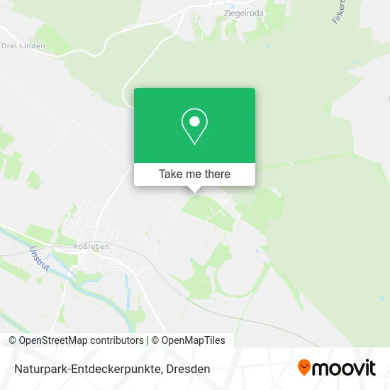 Карта Naturpark-Entdeckerpunkte