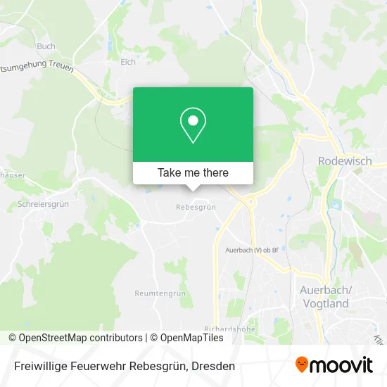 Карта Freiwillige Feuerwehr Rebesgrün