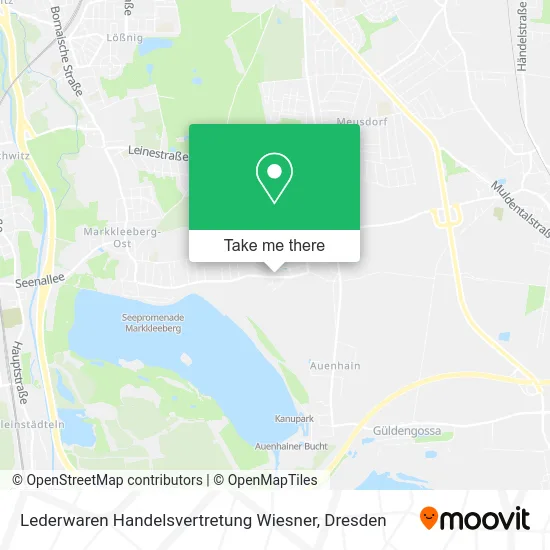 Карта Lederwaren Handelsvertretung Wiesner