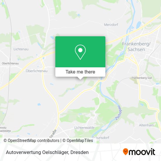 Карта Autoverwertung Oelschläger