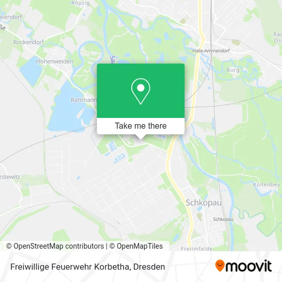 Карта Freiwillige Feuerwehr Korbetha