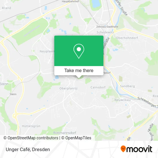 Карта Unger Café