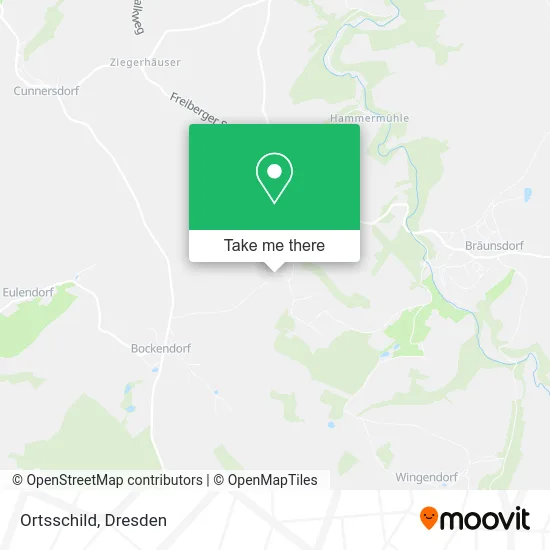 Карта Ortsschild