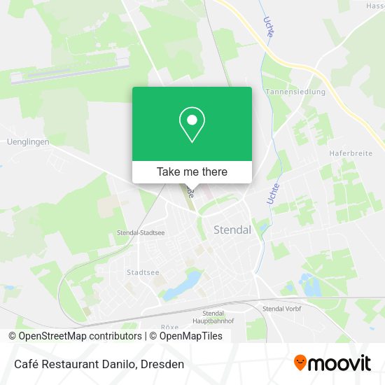 Карта Café Restaurant Danilo