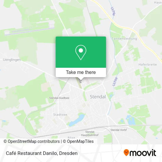 Карта Café Restaurant Danilo