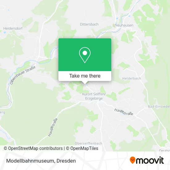 Карта Modellbahnmuseum