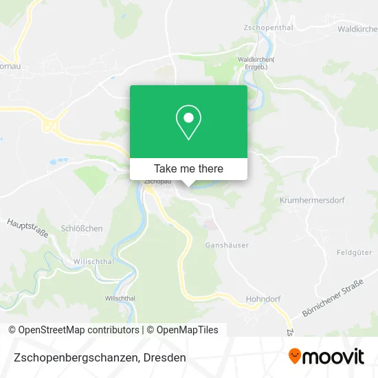 Карта Zschopenbergschanzen