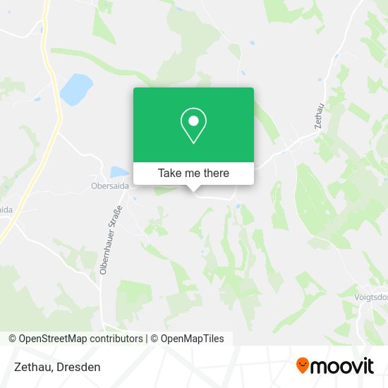Карта Zethau