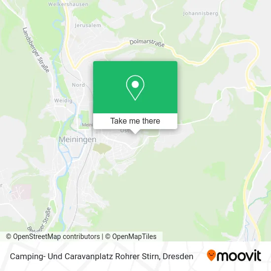 Карта Camping- Und Caravanplatz Rohrer Stirn