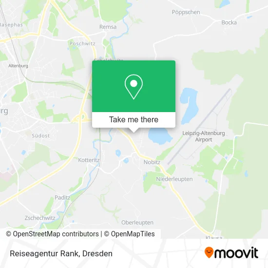 Карта Reiseagentur Rank