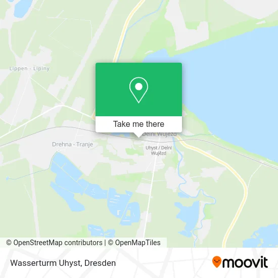 Карта Wasserturm Uhyst