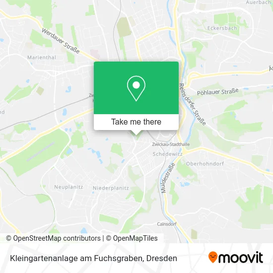 Карта Kleingartenanlage am Fuchsgraben