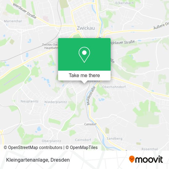 Карта Kleingartenanlage