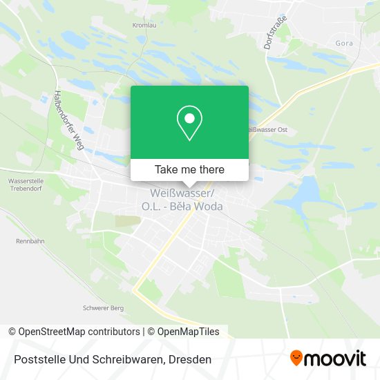 Карта Poststelle Und Schreibwaren