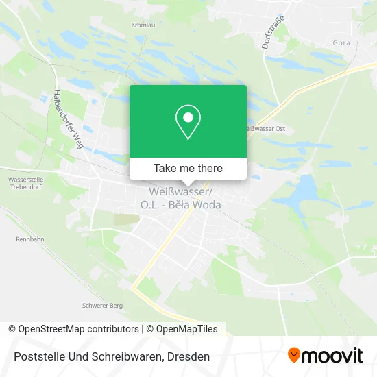 Карта Poststelle Und Schreibwaren