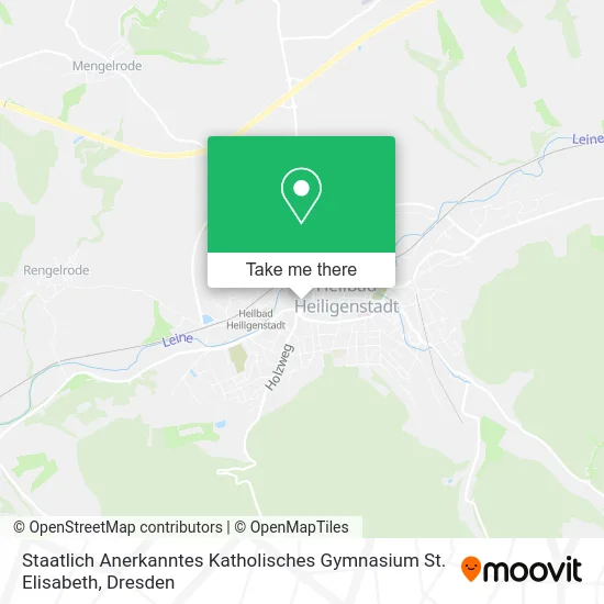 Карта Staatlich Anerkanntes Katholisches Gymnasium St. Elisabeth