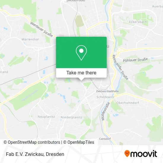 Карта Fab E.V. Zwickau