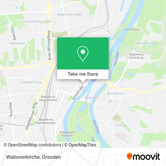 Карта Wallonerkirche