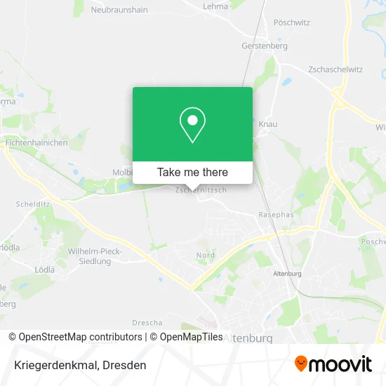 Карта Kriegerdenkmal