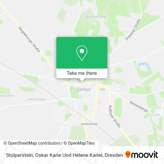 Карта Stolperstein, Oskar Karie Und Helene Kariel