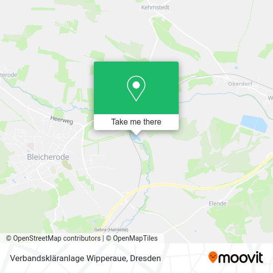 Карта Verbandskläranlage Wipperaue