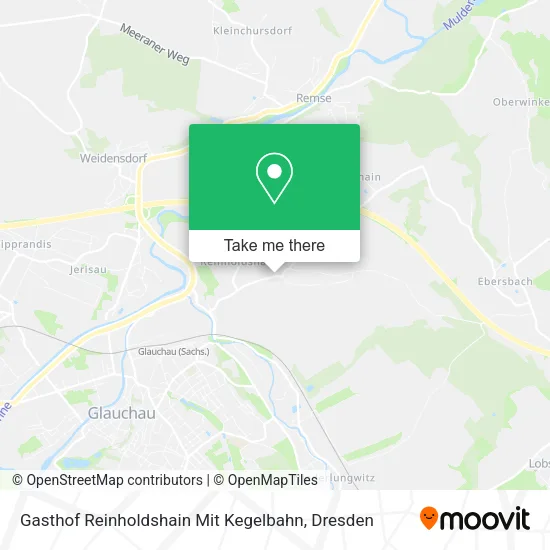 Карта Gasthof Reinholdshain Mit Kegelbahn