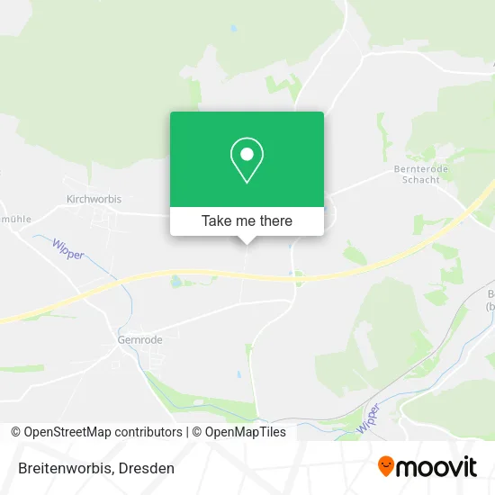 Карта Breitenworbis