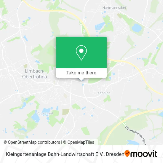 Карта Kleingartenanlage Bahn-Landwirtschaft E.V.