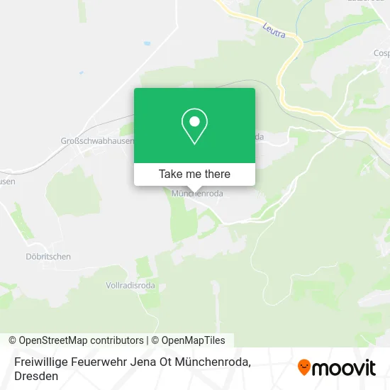 Карта Freiwillige Feuerwehr Jena Ot Münchenroda