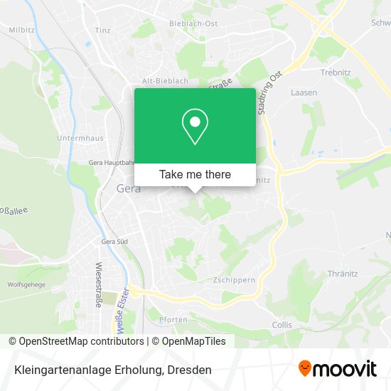 Карта Kleingartenanlage Erholung