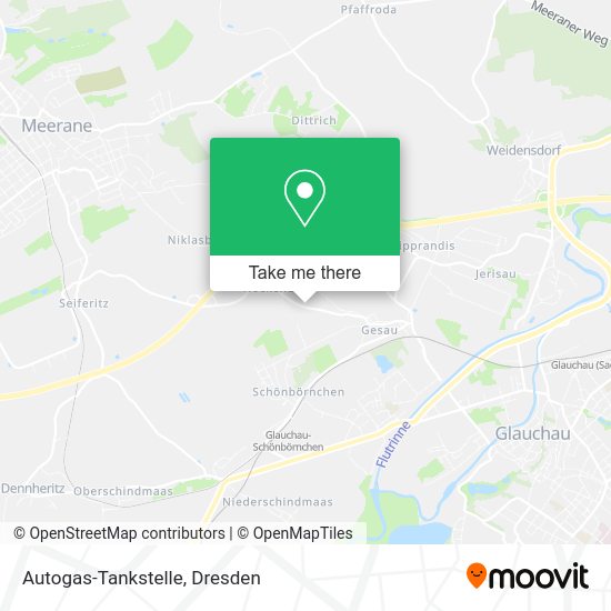 Карта Autogas-Tankstelle