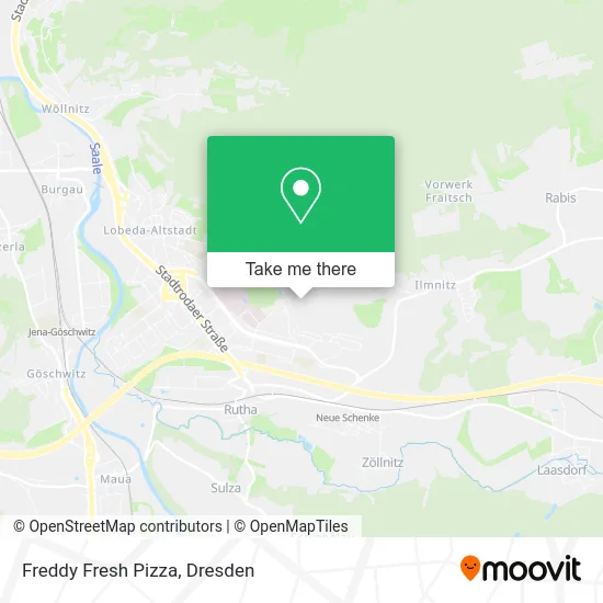 Карта Freddy Fresh Pizza