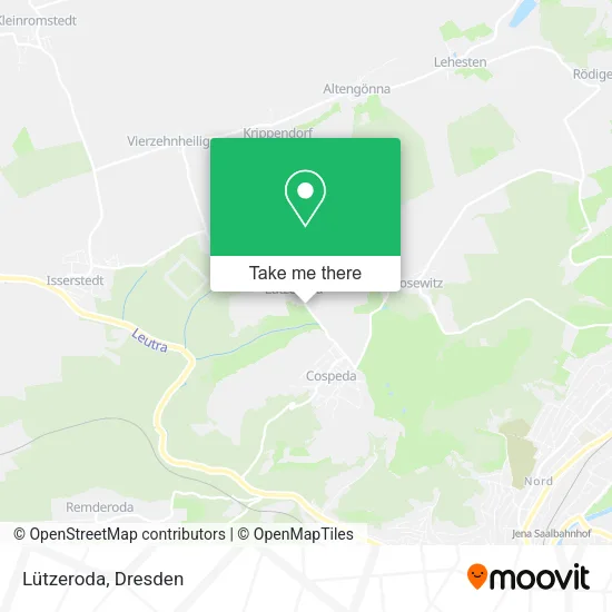 Lützeroda map