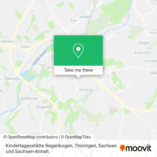 Карта Kindertagesstätte Regenbogen