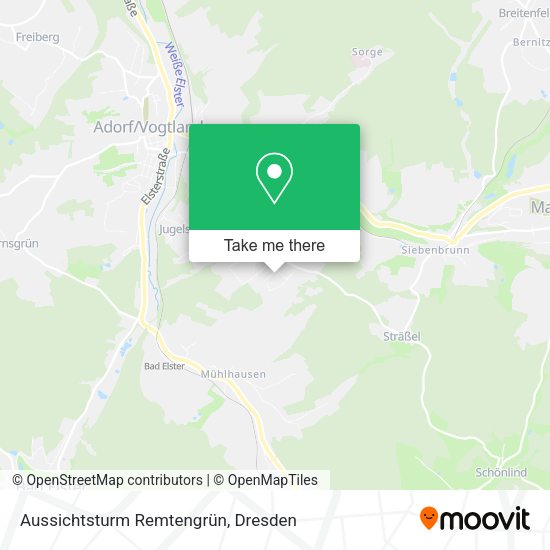 Карта Aussichtsturm Remtengrün