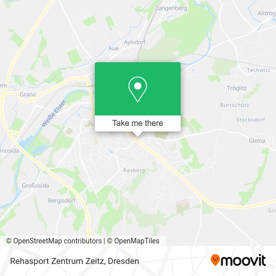 Карта Rehasport Zentrum Zeitz