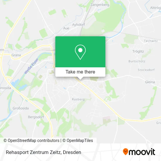 Карта Rehasport Zentrum Zeitz