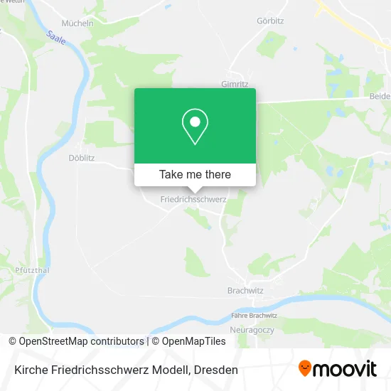 Карта Kirche Friedrichsschwerz Modell