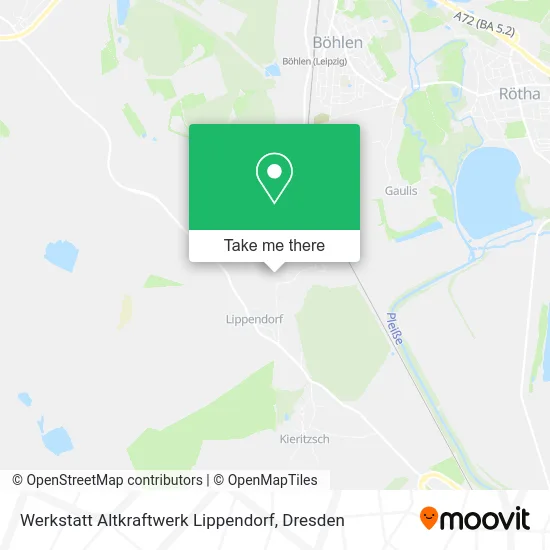 Карта Werkstatt Altkraftwerk Lippendorf