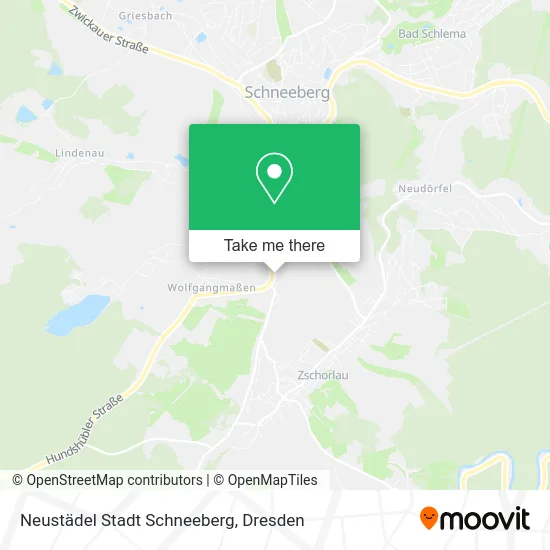Карта Neustädel Stadt Schneeberg
