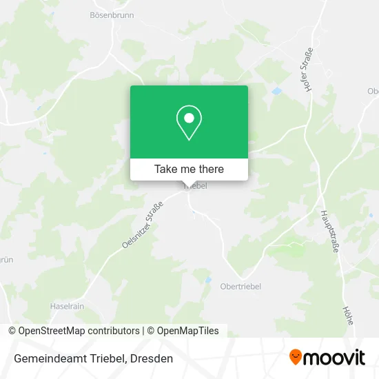 Карта Gemeindeamt Triebel