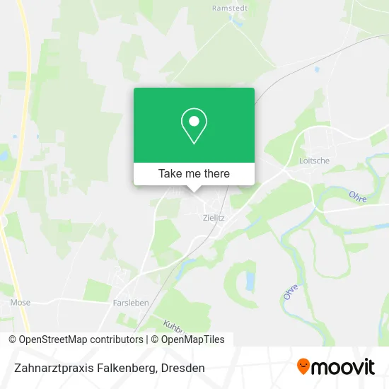 Карта Zahnarztpraxis Falkenberg