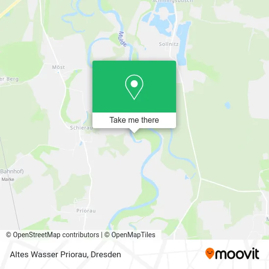 Карта Altes Wasser Priorau