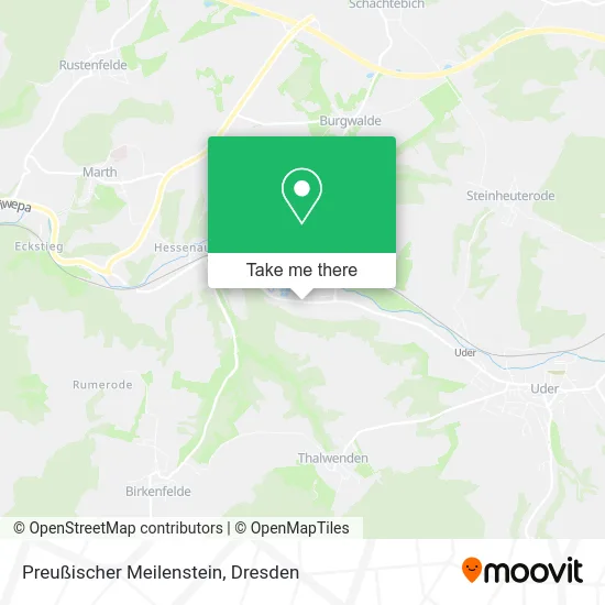 Карта Preußischer Meilenstein