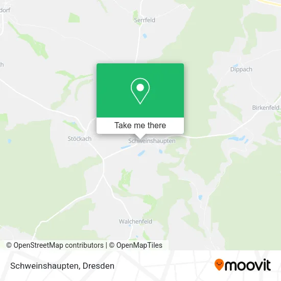 Карта Schweinshaupten