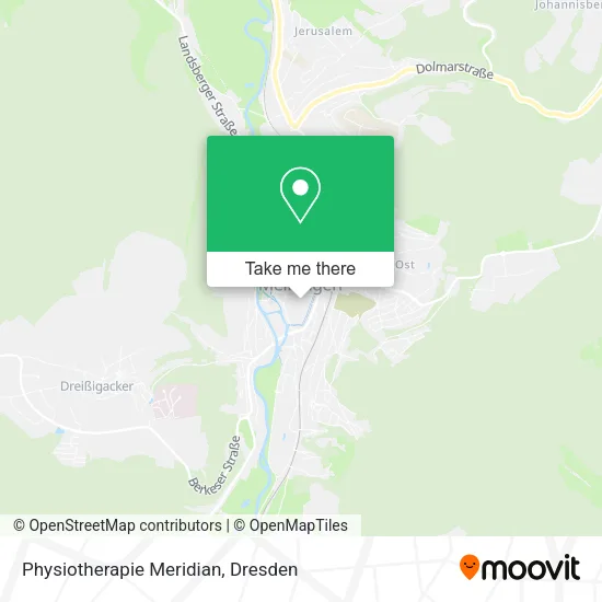 Карта Physiotherapie Meridian