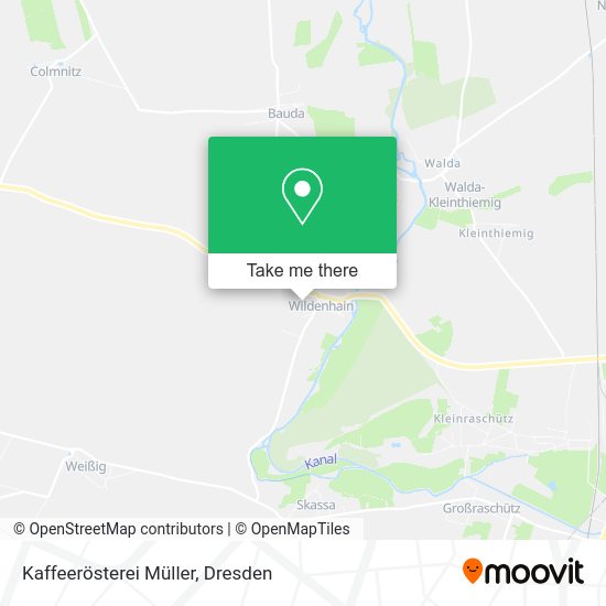 Карта Kaffeerösterei Müller