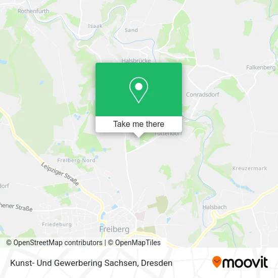 Карта Kunst- Und Gewerbering Sachsen