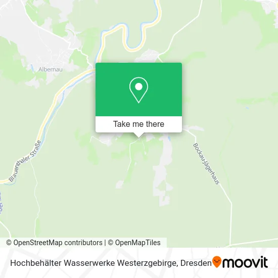 Карта Hochbehälter Wasserwerke Westerzgebirge