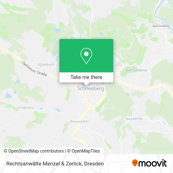Карта Rechtsanwälte Menzel & Zerlick